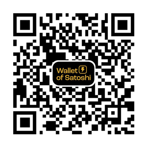QR Code สำหรับสนับสนุนผ่าน Lightning Network